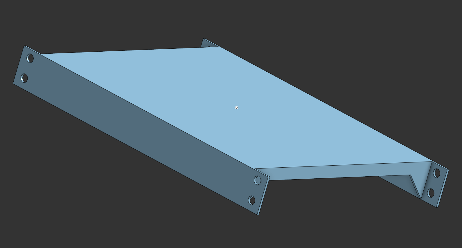 CAD of the rack base